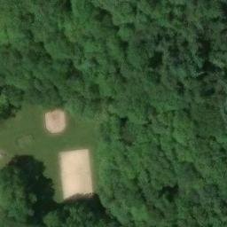Sand Volleyball Court in Solon, OH — aerial view