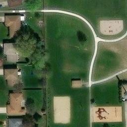 Seven Hills Beach Volleyball Court — aerial view