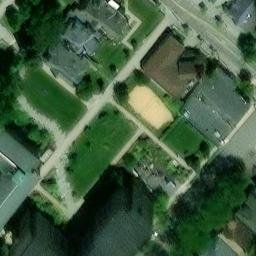 Sand Volleyball Court in Scranton, PA — aerial view