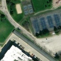 Parma Heights Beach Volleyball Court — aerial view