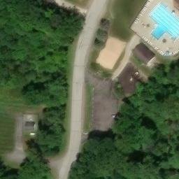 Bainbridge Beach Volleyball Court — aerial view