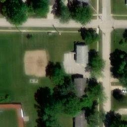 Indianola Beach Volleyball Court — aerial view