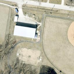 Crescent Beach Volleyball Court #2 — aerial view