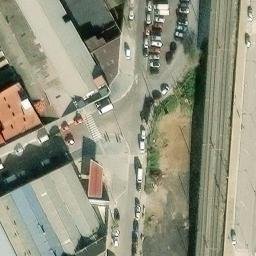 Volleyball Court near l'Hospitalet de Llobregat — aerial view
