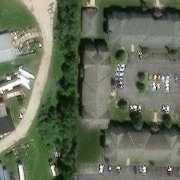 Bowling Green Beach Volleyball Court #1 — aerial view