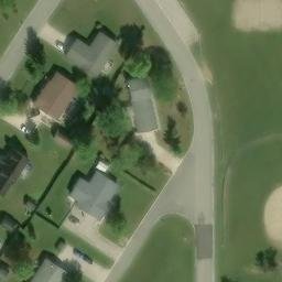 Sand Volleyball Court in Noble Township, OH — aerial view