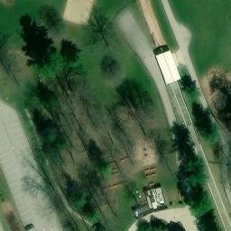 Strongsville Beach Volleyball Court #3 — aerial view