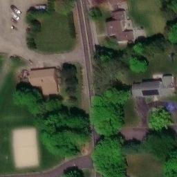 Stepney Beach Volleyball Court — aerial view