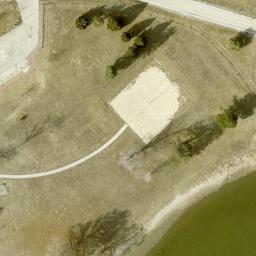 East Omaha Beach Volleyball Court #6 — aerial view