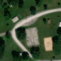 Washington Beach Volleyball Court — aerial view