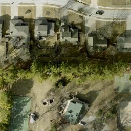 Omaha Beach Volleyball Court #14 — aerial view