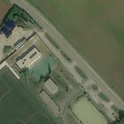 Volleyball Court near Baia e Latina — aerial view