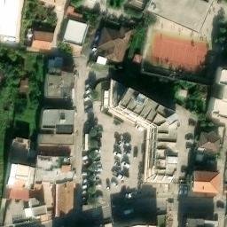 Volleyball Court near Terracina — aerial view