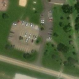 Aurora Beach Volleyball Court #1 — aerial view