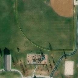 Plain City Beach Volleyball Court — aerial view
