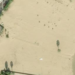 Sand Volleyball Court — aerial view