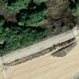 Sand Volleyball Court — aerial view
