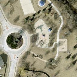 McArdle Precinct Beach Volleyball Court — aerial view