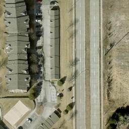 Omaha Beach Volleyball Court #13 — aerial view