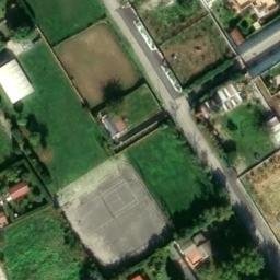 Volleyball Court near Terracina — aerial view