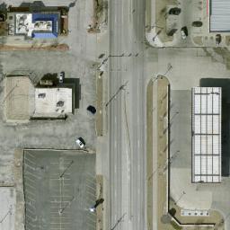 Omaha Beach Volleyball Court #11 — aerial view
