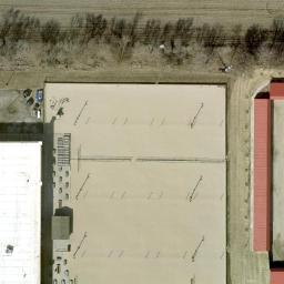 Skyline Beach Volleyball Court #2 — aerial view