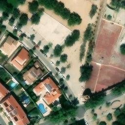Volleyball Court — aerial view