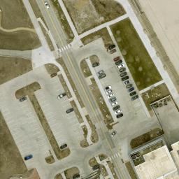 East Omaha Beach Volleyball Court #4 — aerial view