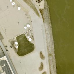 East Omaha Beach Volleyball Court #2 — aerial view
