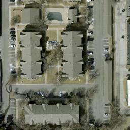 Omaha Beach Volleyball Court #6 — aerial view