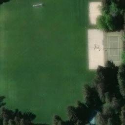 Huntsville Beach Volleyball Court #8 — aerial view