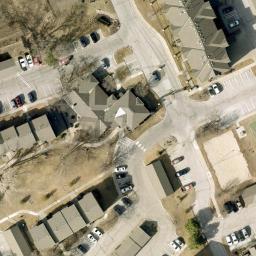 Council Bluffs Beach Volleyball Court #3 — aerial view