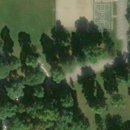 Sand Volleyball Court in Defiance, OH — aerial view