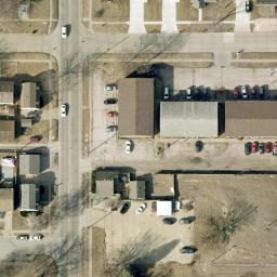 Council Bluffs Beach Volleyball Court #2 — aerial view