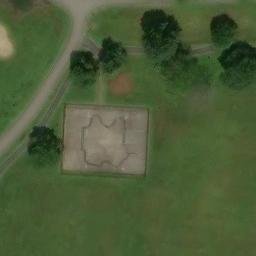 Howland Township Beach Volleyball Court #1 — aerial view