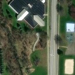 Brunswick Beach Volleyball Court #2 — aerial view