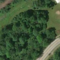 Hudson Beach Volleyball Court #1 — aerial view