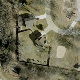 Omaha Beach Volleyball Court #2 — aerial view