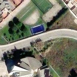 Volleyball Court near Andria — aerial view
