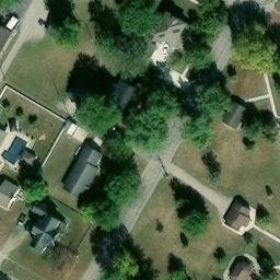 Sand Volleyball Court in Bartlow Township, OH — aerial view