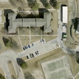 Omaha Beach Volleyball Court #1 — aerial view