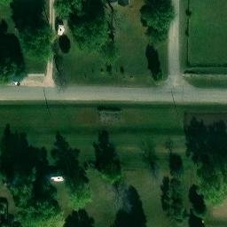 Orient Beach Volleyball Court — aerial view