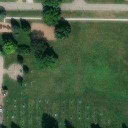 Aledo Beach Volleyball Court — aerial view