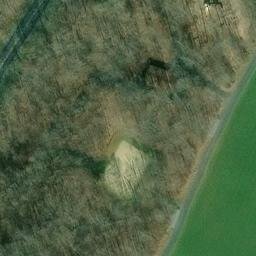 Tobyhanna Beach Volleyball Court #1 — aerial view