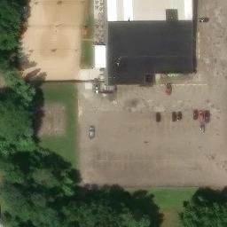 Cuyahoga Falls Beach Volleyball Court #4 — aerial view