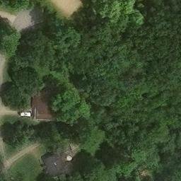 Sand Volleyball Court, Silver Lake, OH — aerial view