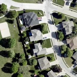 Volleyball Court, Papillion, NE — aerial view