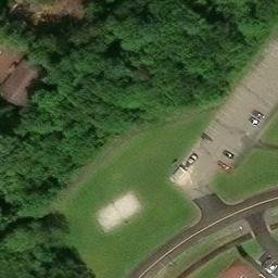 Wright Township Volleyball Court — aerial view