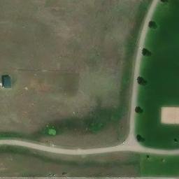 Sand Volleyball Court, Cheyenne, WY — aerial view