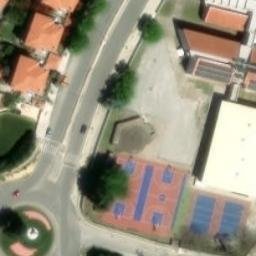 Volleyball Court — aerial view